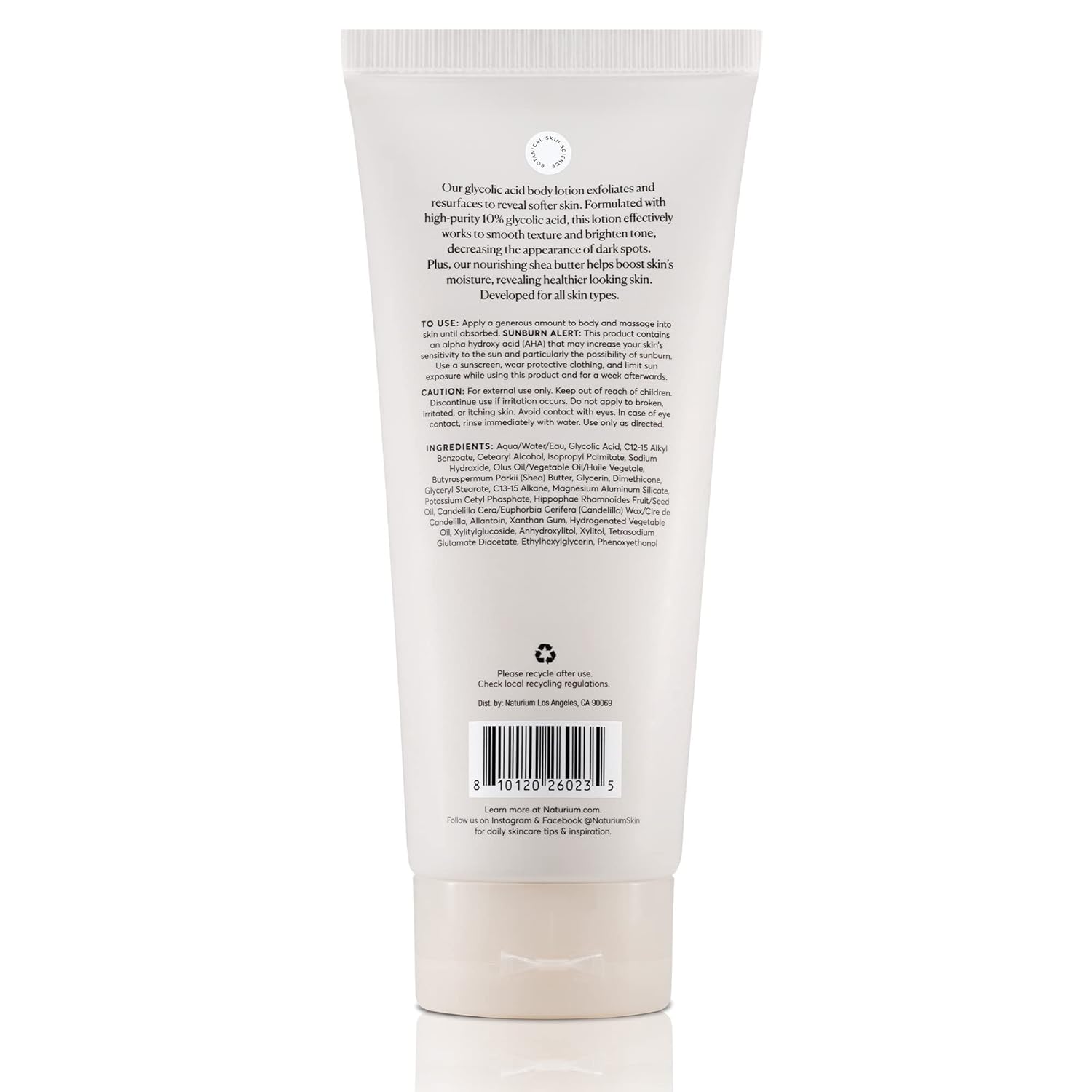 THE SMOOTHER GLYCOLIC ACID EXFOLIATING BODY LOTION