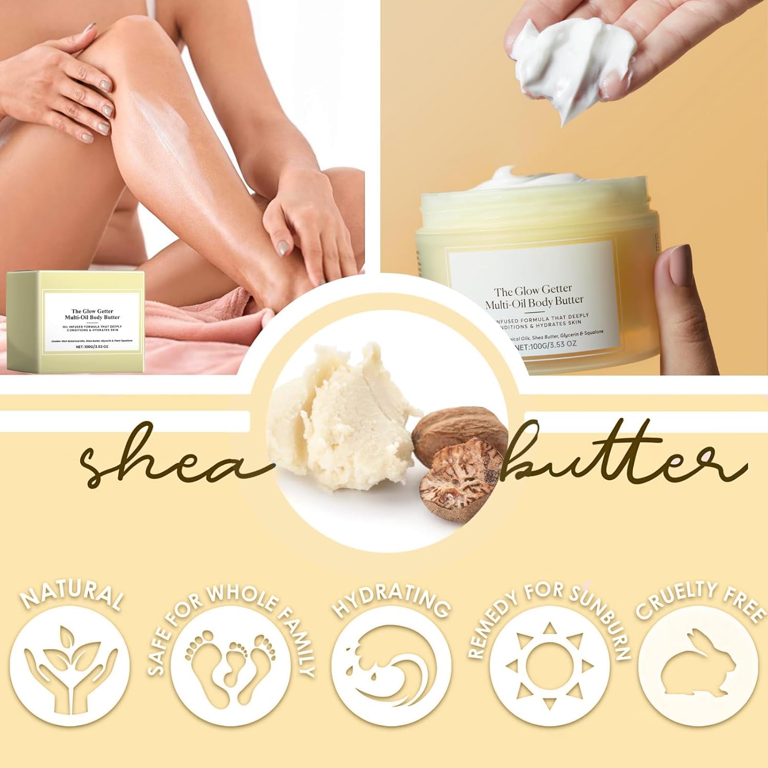 THE GLOW GETTER MULTI-OIL BODY BUTTER