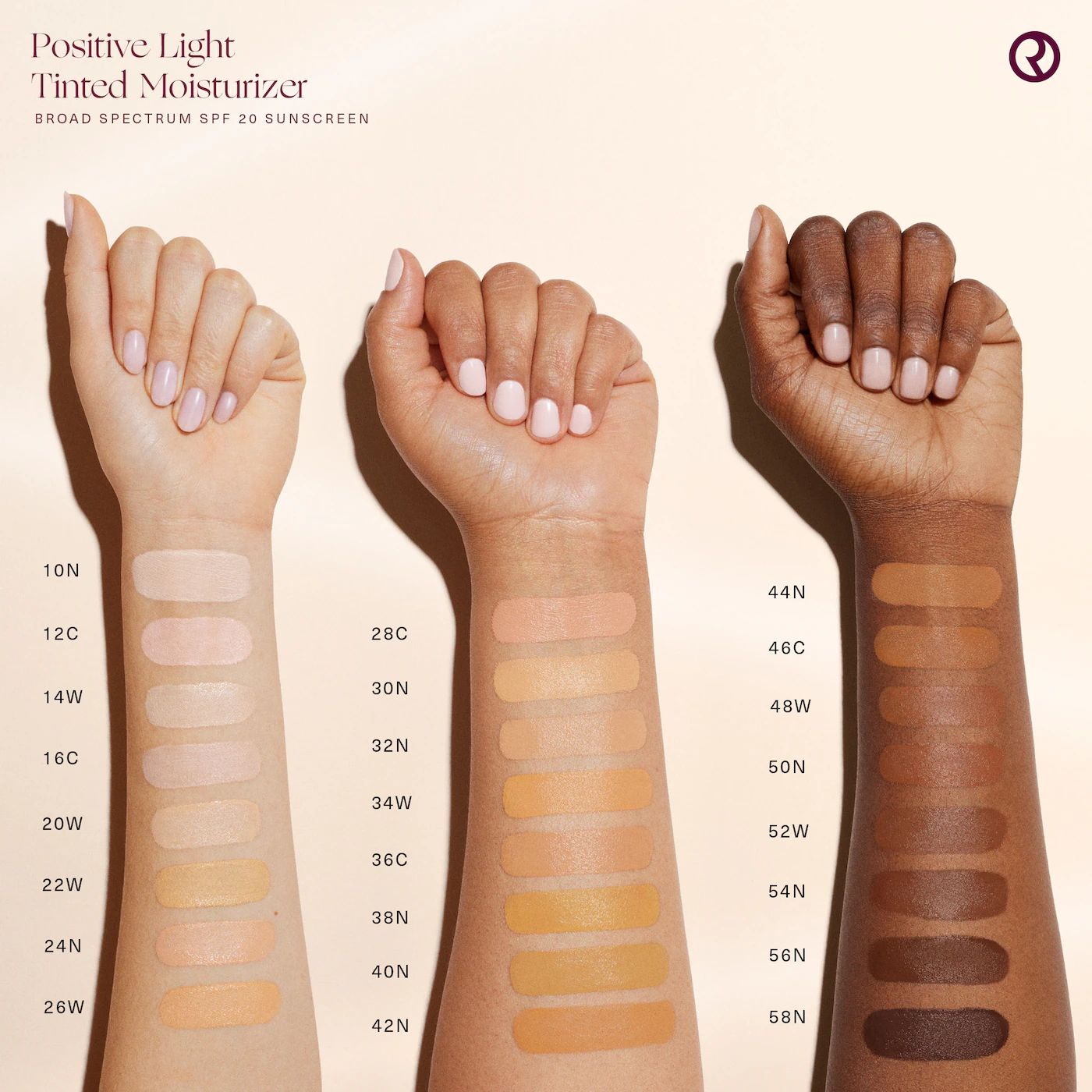 POSITIVE LIGHT TINTED MOISTURIZER BROAD SPECTRUM SPF 20 SUNSCREEN