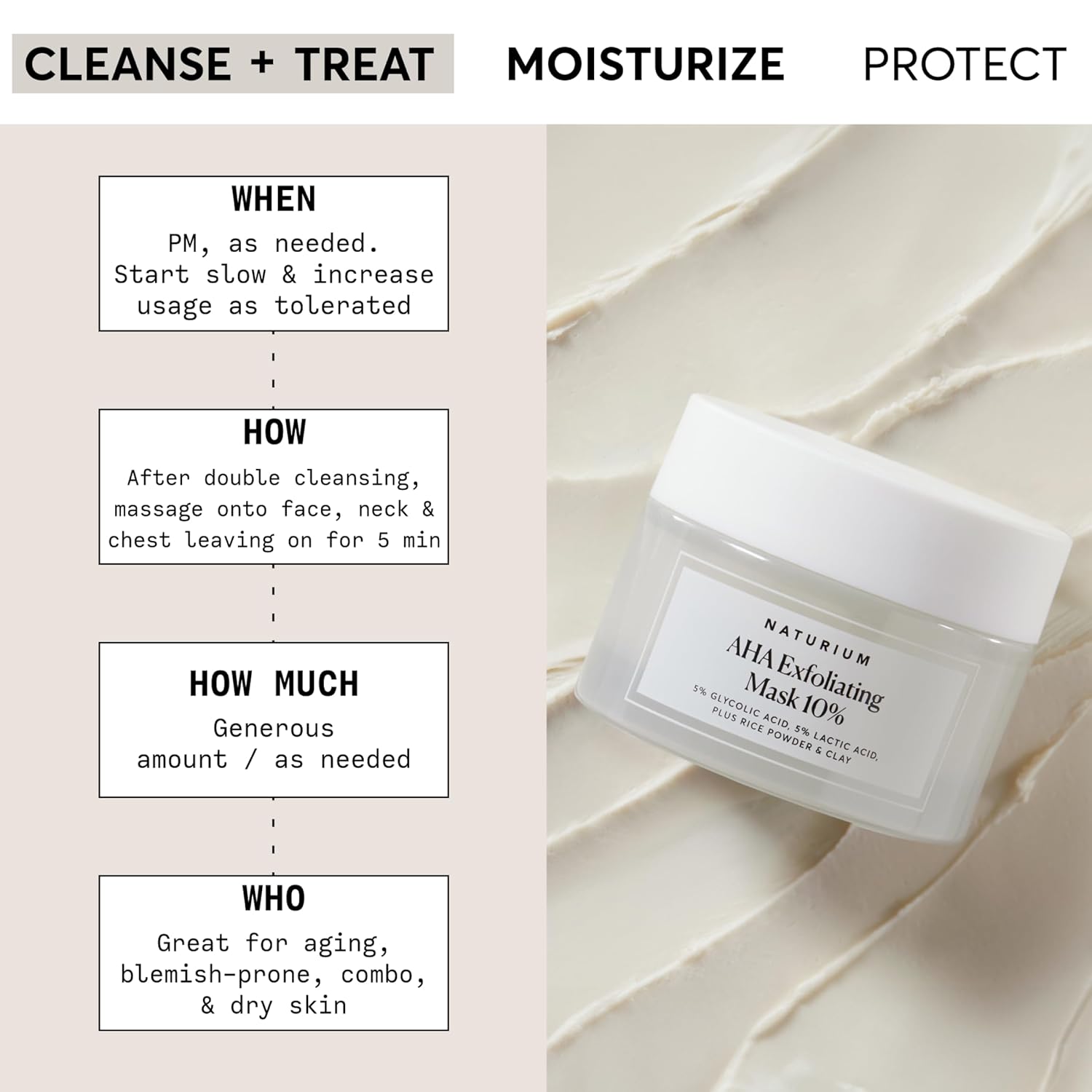 AHA EXFOLIATING MASK 10%