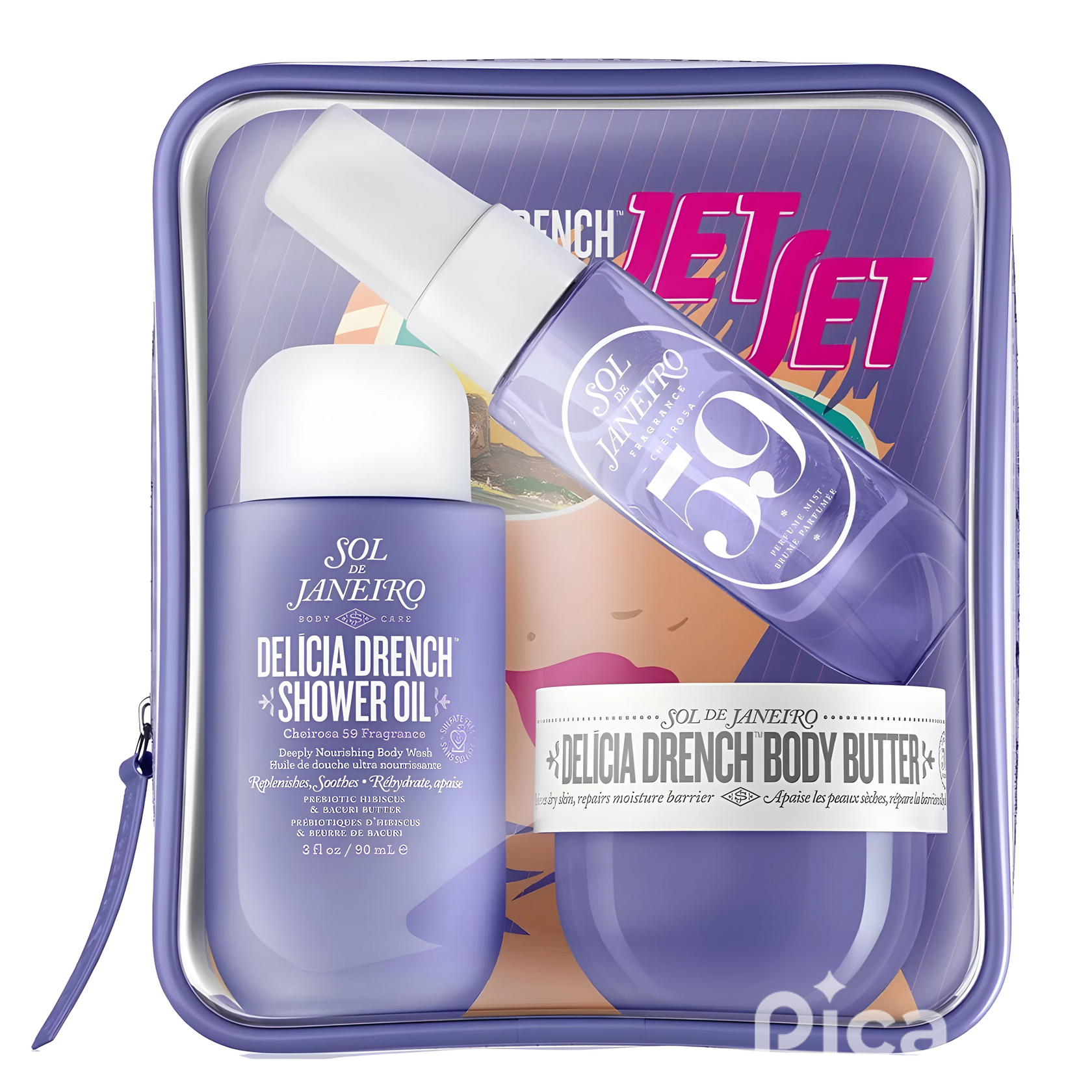 DELÍCIA DRENCH JET SET