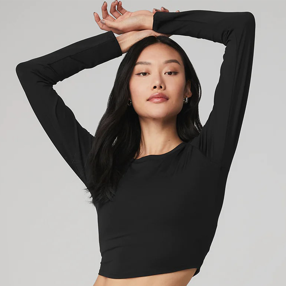 ALOSOFT CROP FINESSE LONG SLEEVE