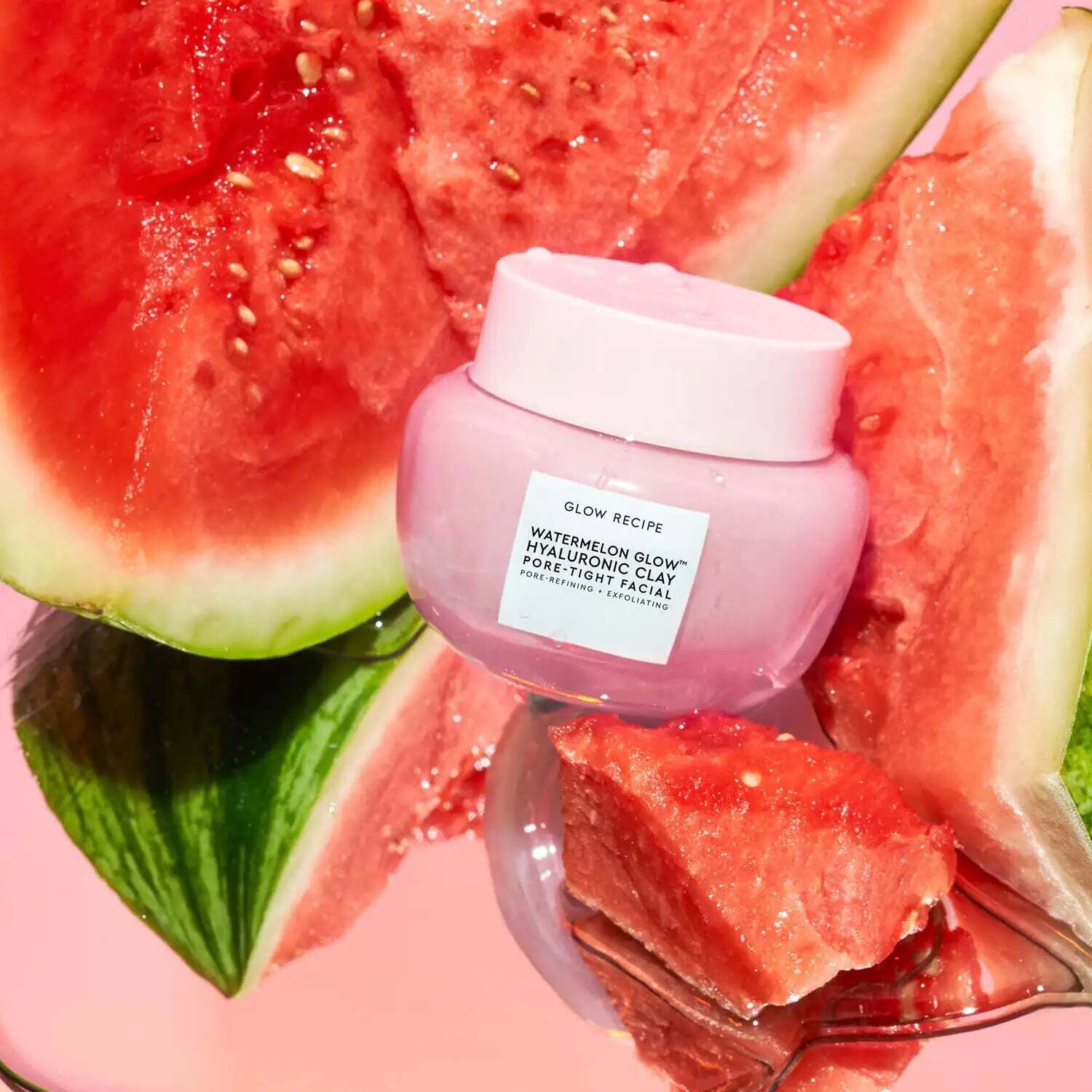 WATERMELON GLOW HYALURONIC CLAY PORE-TIGHT FACIAL