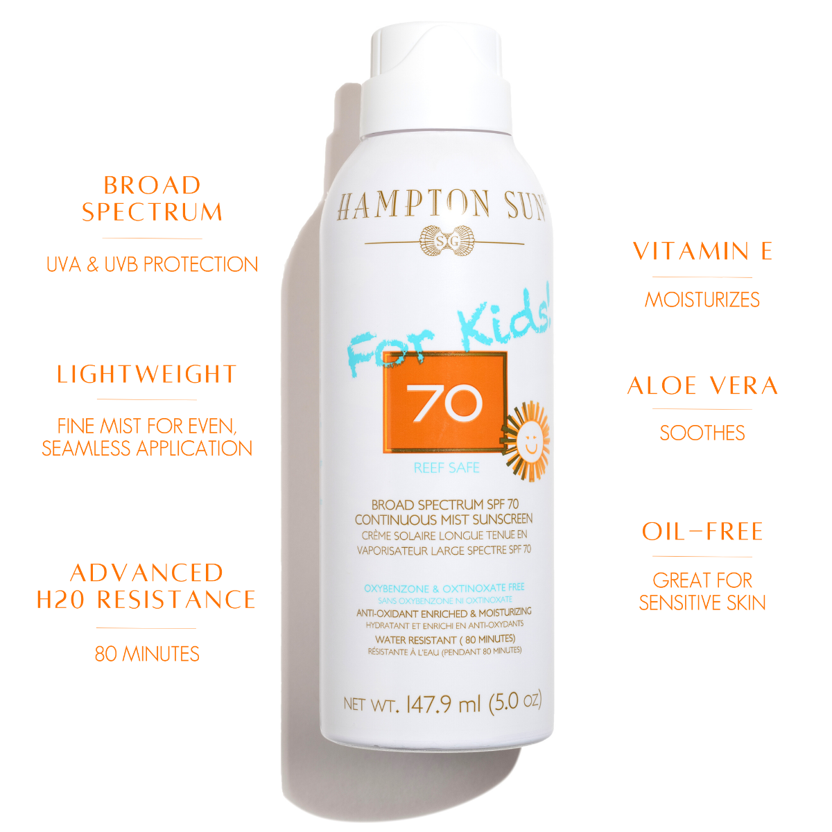 SPF 70 KIDS CONTINUOUS MIST
