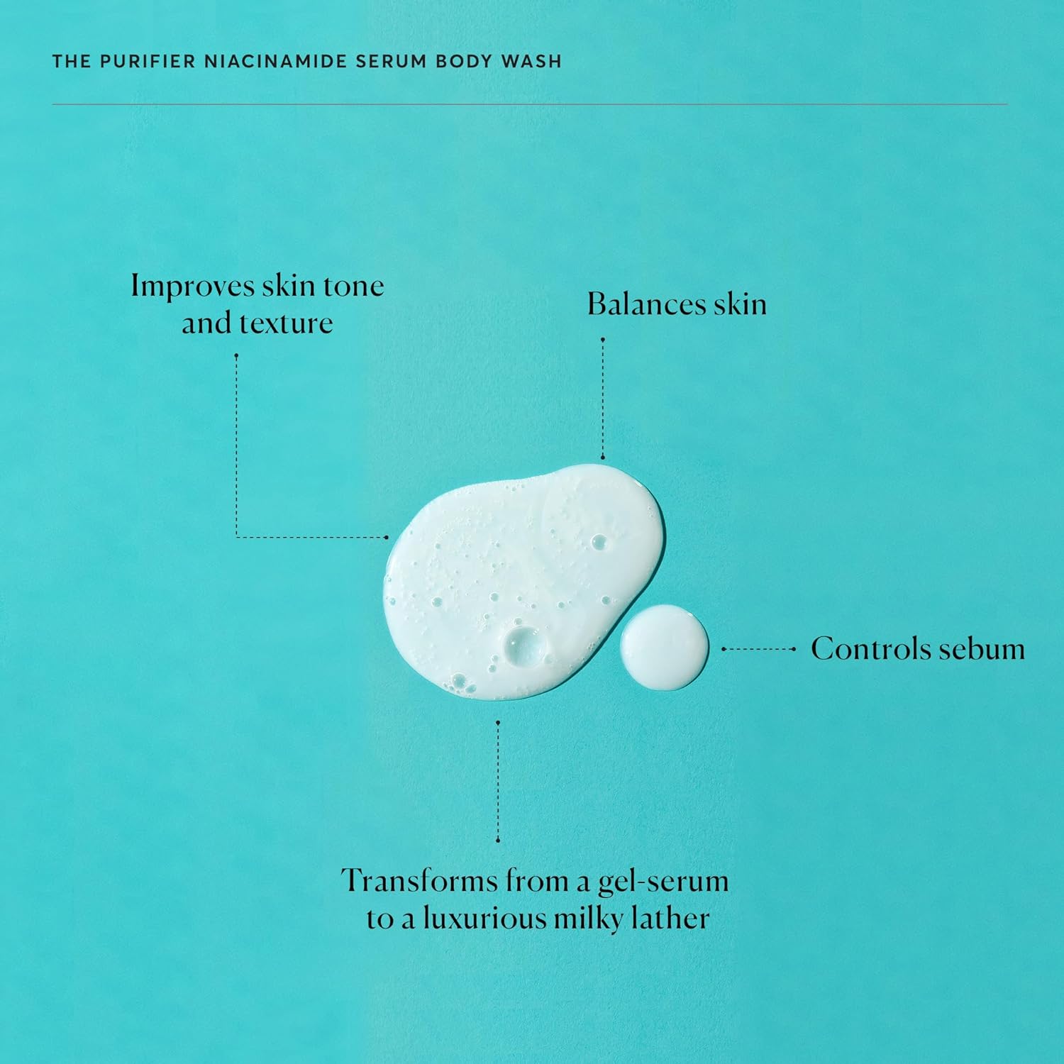 THE PURIFIER NIACINAMIDE SERUM BODY WASH