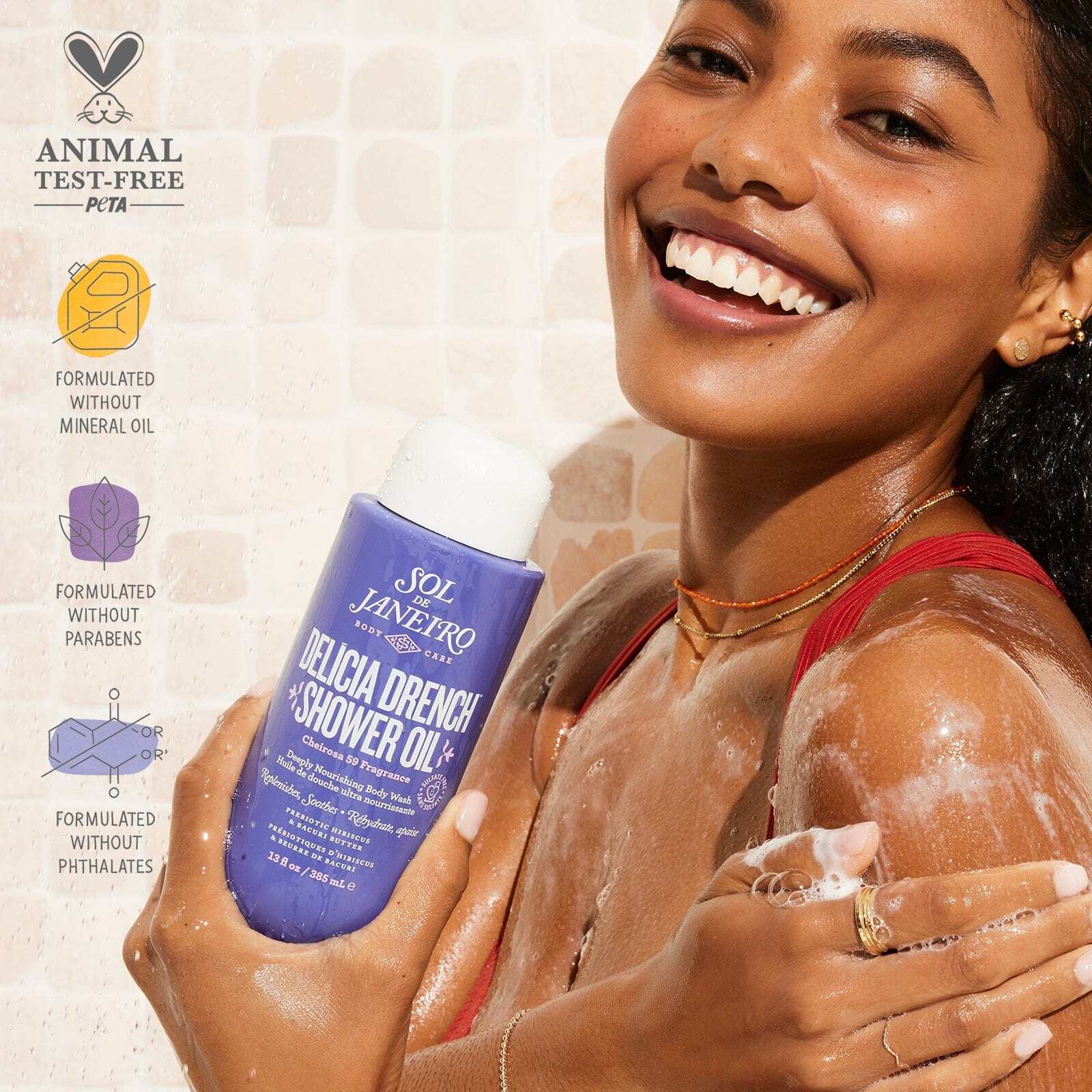 DELÍCIA DRENCH SHOWER OIL